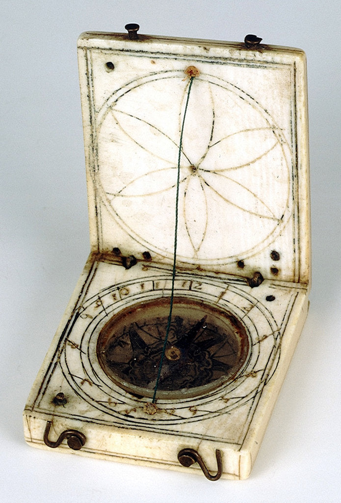 Detail of Diptych dial, leaves Ib and IIa by unknown