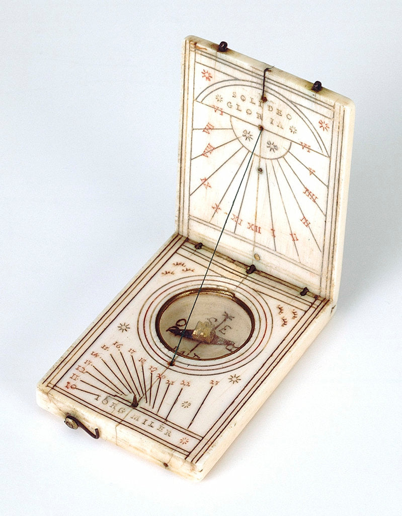 Detail of Diptych dial, leaves Ib and IIa by J