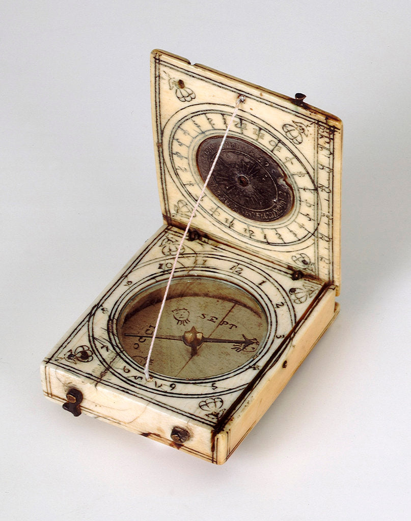 Detail of Diptych dial, leaves Ib and IIa by unknown