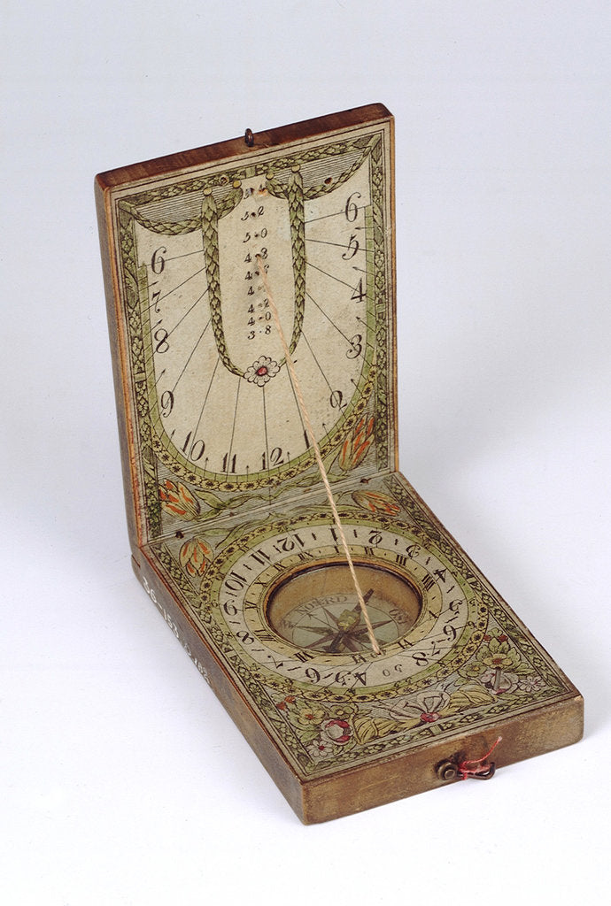 Detail of Diptych dial, leaves Ib and IIa by unknown