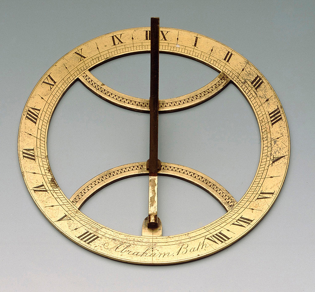 Detail of Horizontal dial by Jacob Abraham