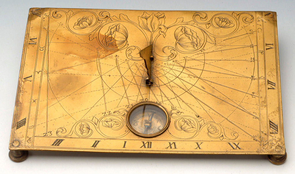 Detail of Horizontal dial by unknown