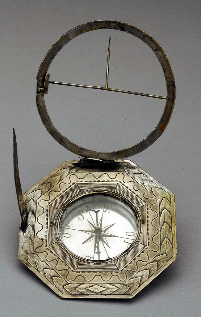 Detail of Augsburg dial by Andreas Vogler