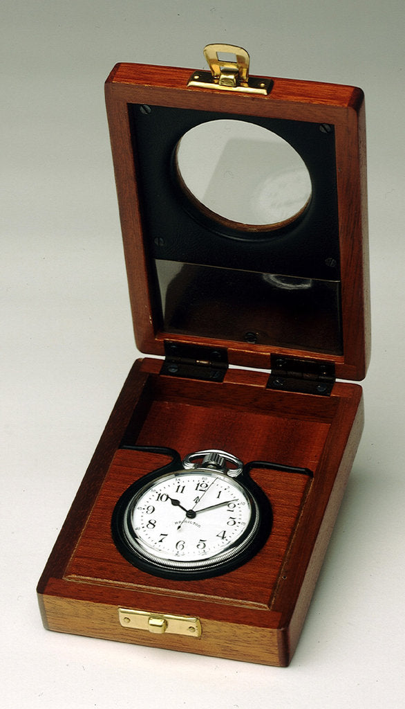Detail of Movement in case by Hamilton Watch Co.