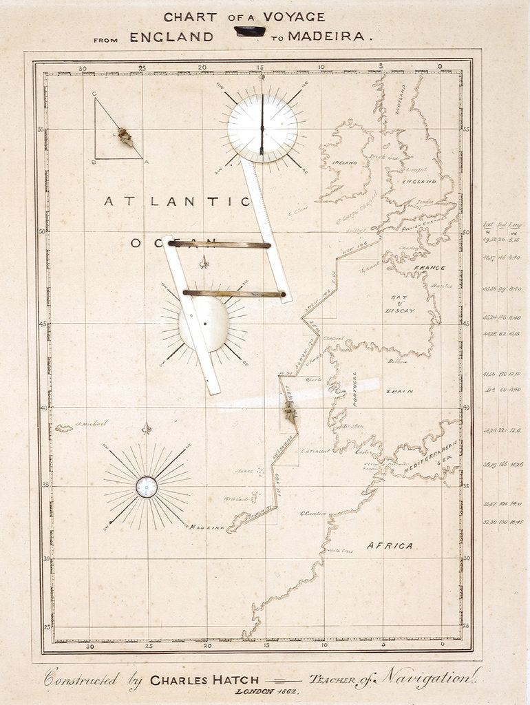 Detail of Chart (G215:1/26) for GLB0187 by Charles Hatch