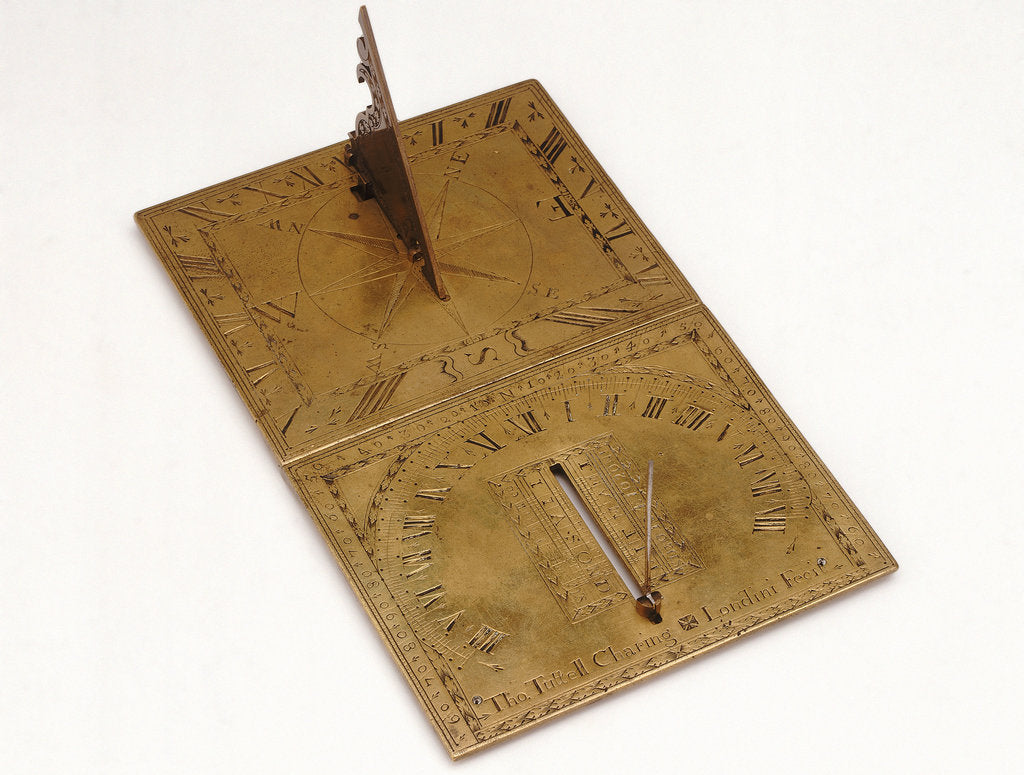 Detail of Analemmatic dial by Thomas Tuttell