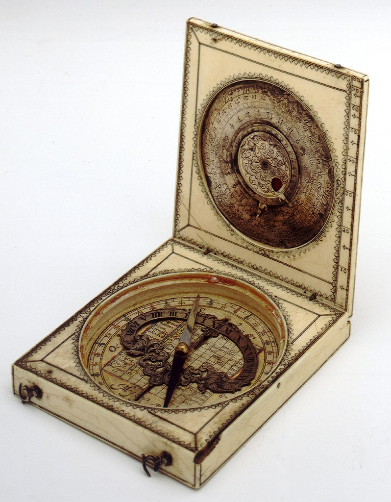Detail of Magnetic azimuth dial, leaves Ib and IIa by Charles Bloud