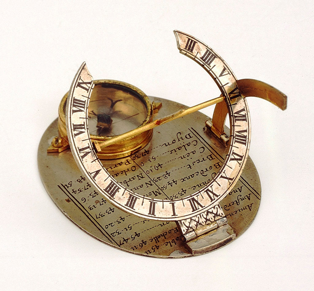 Detail of Equinoctial dial by Jean Nourry