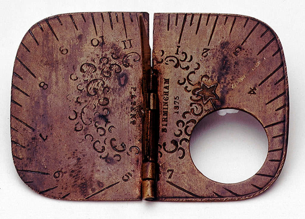 Detail of Horizontal dial by unknown
