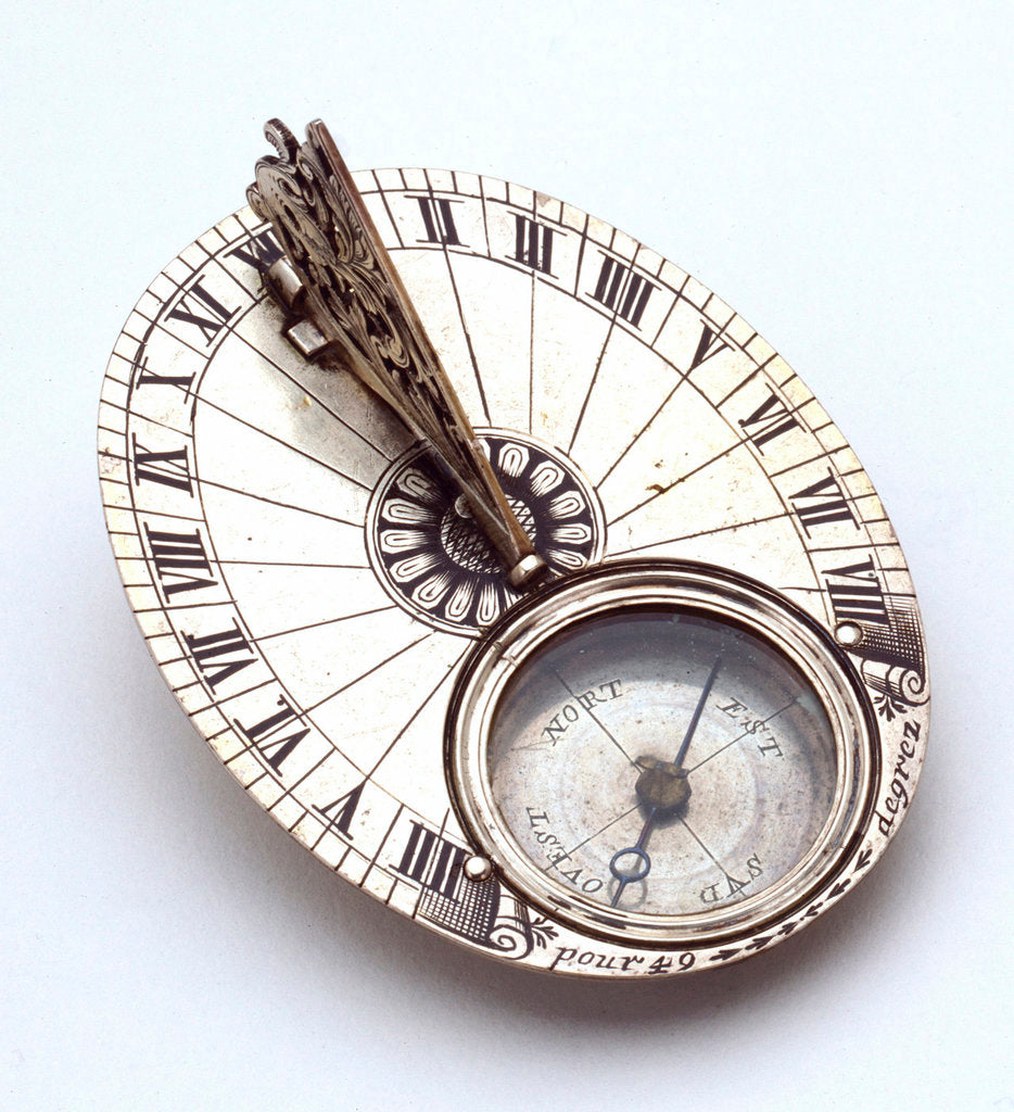 Detail of Horizontal dial by Jacques Thoury