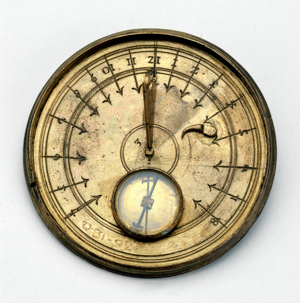 Detail of Horizontal dial by unknown