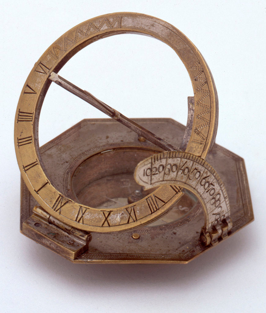 Detail of Augsburg dial by unknown