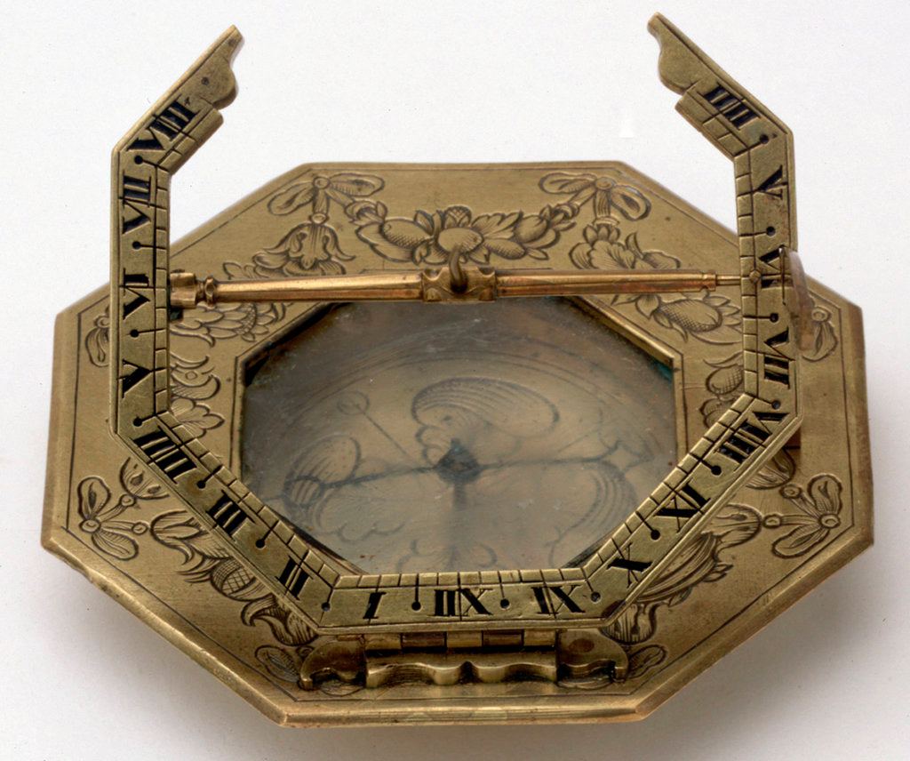 Detail of Augsburg dial by unknown