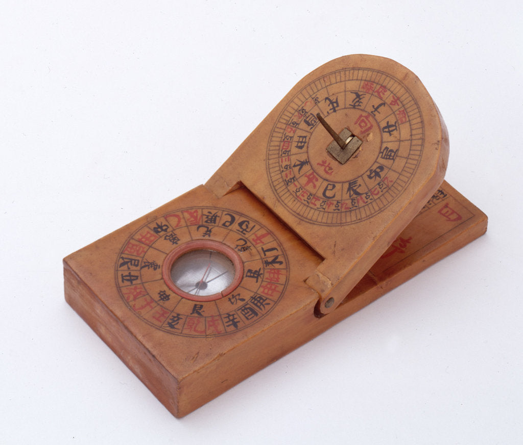 Detail of Inclining dial by Fang Xiu-Shui