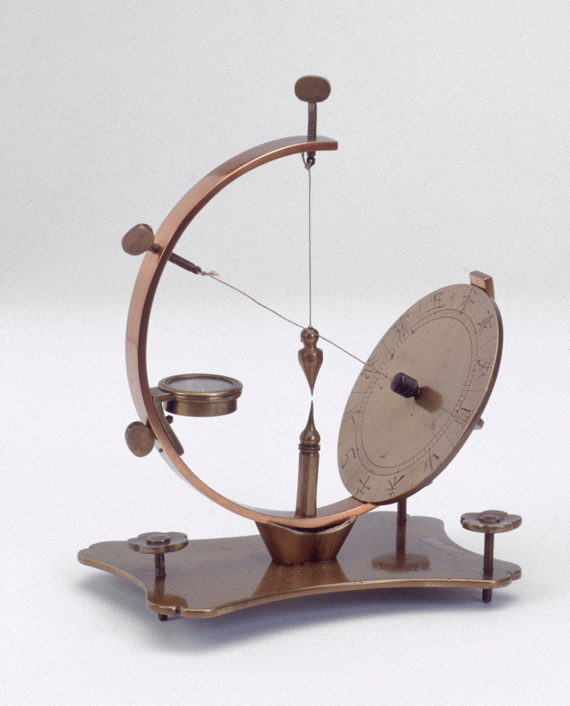 Detail of Equinoctial dial by unknown