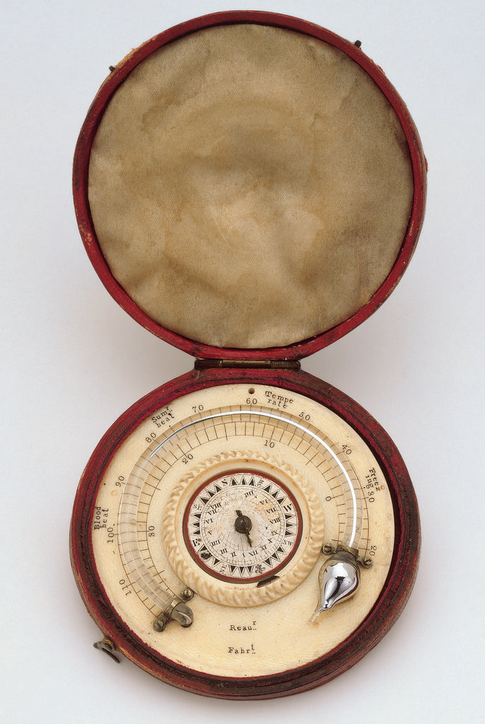 Detail of Magnetic dial, with case by Thomas Staight