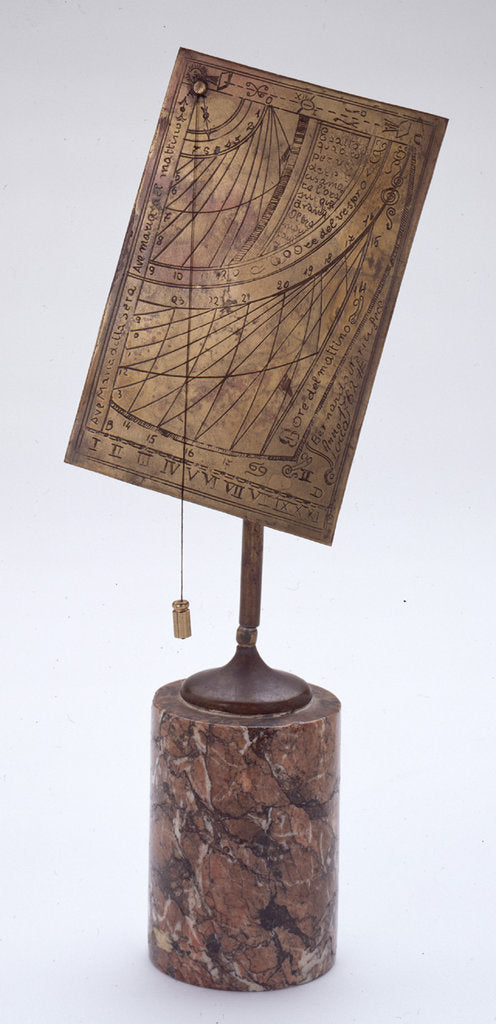 Detail of Obverse of Horary quadrant by Bernard Nerici