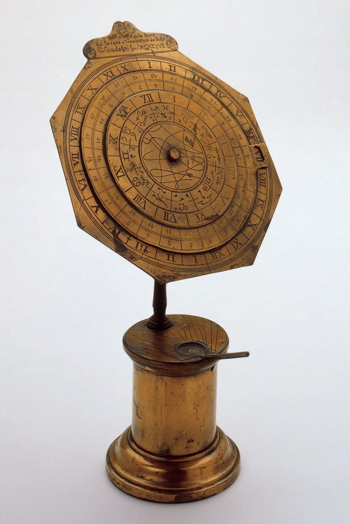 Detail of Forged horizontal pedestal dial by unknown