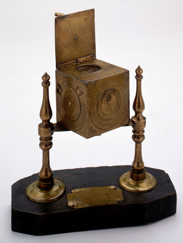 Detail of Polyhedral dial by unknown
