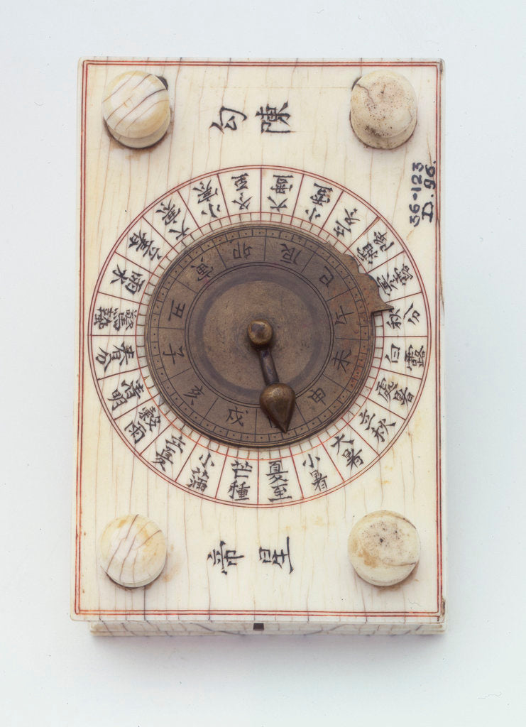 Detail of Diptych dial, leaf IIb by unknown