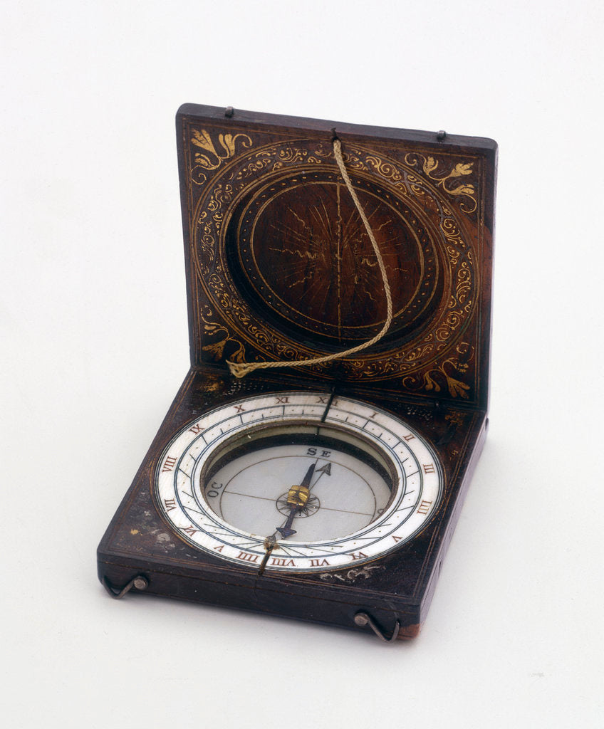 Detail of Diptych dial, leaves Ib and IIa by unknown