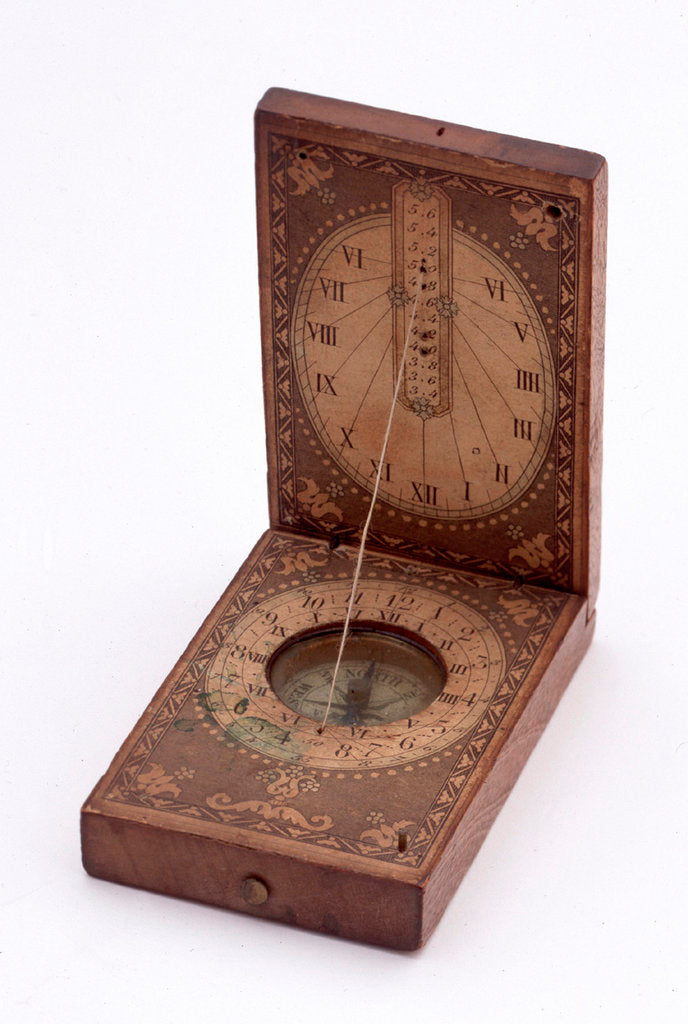 Detail of Diptych dial, leaves Ib and IIa by unknown