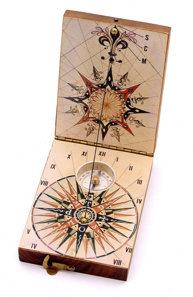 Detail of Diptych dial, leaves Ib and IIa by unknown