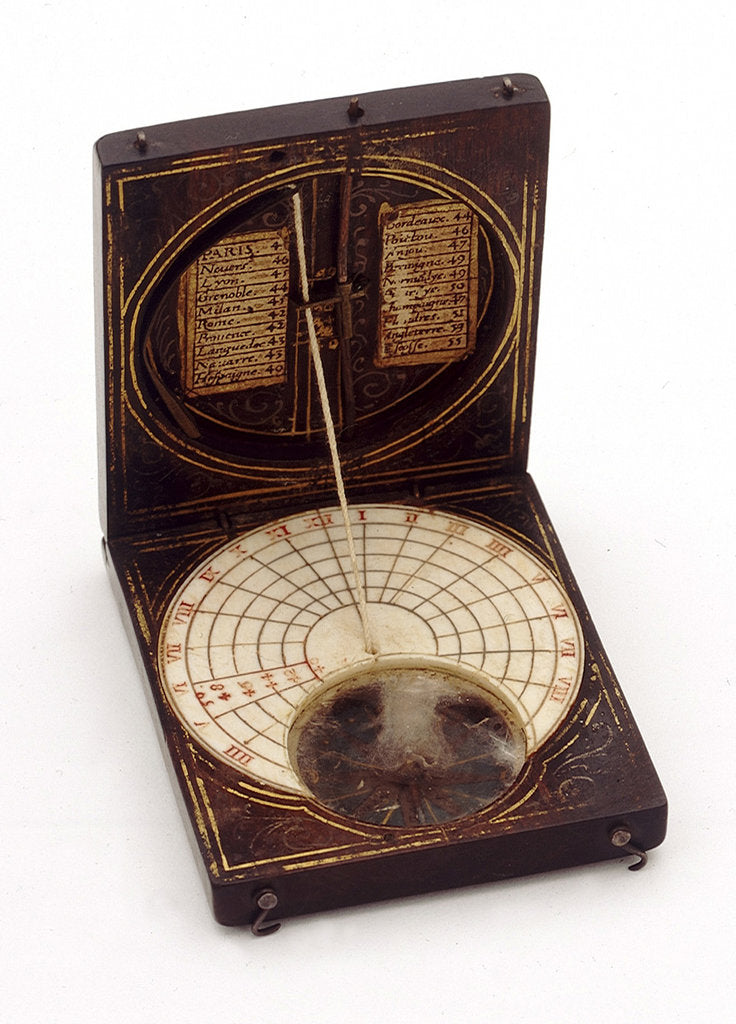 Detail of Diptych dial, leaves Ib and IIa by unknown