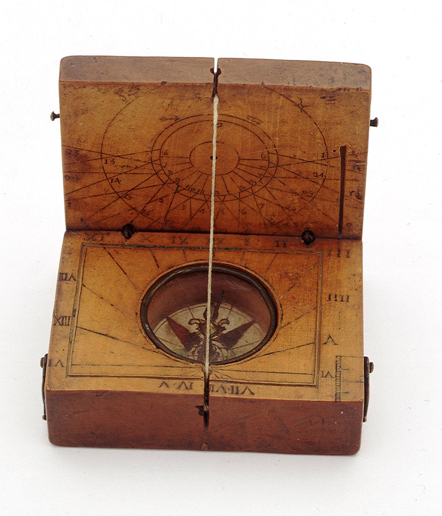 Detail of Diptych dial, leaves Ib and IIa by unknown