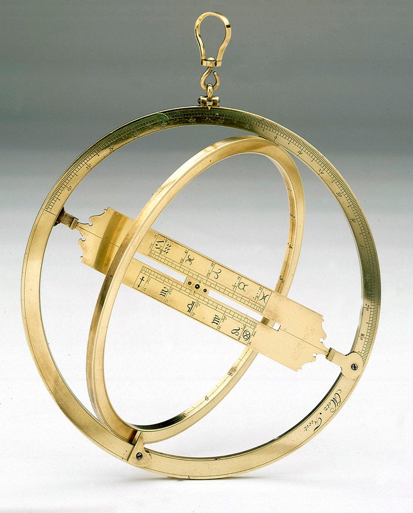 Detail of Universal equinoctial ring dial by Coenraad Metz