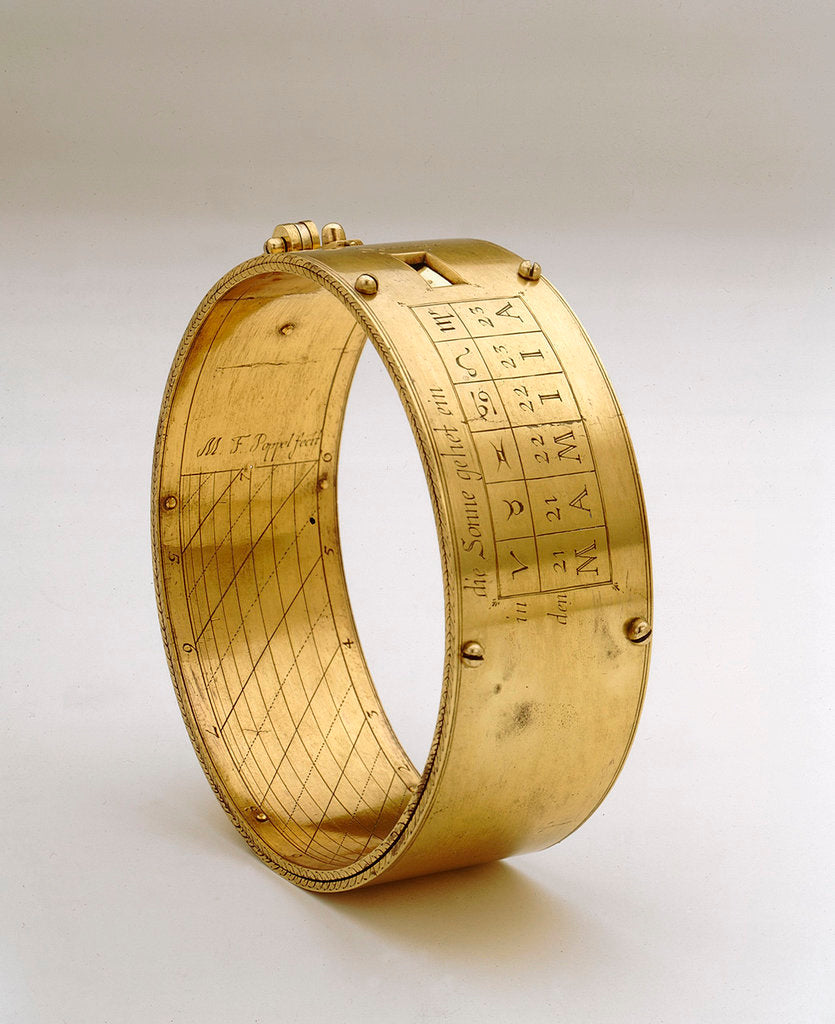 Detail of Ring dial by M.F. Poppel