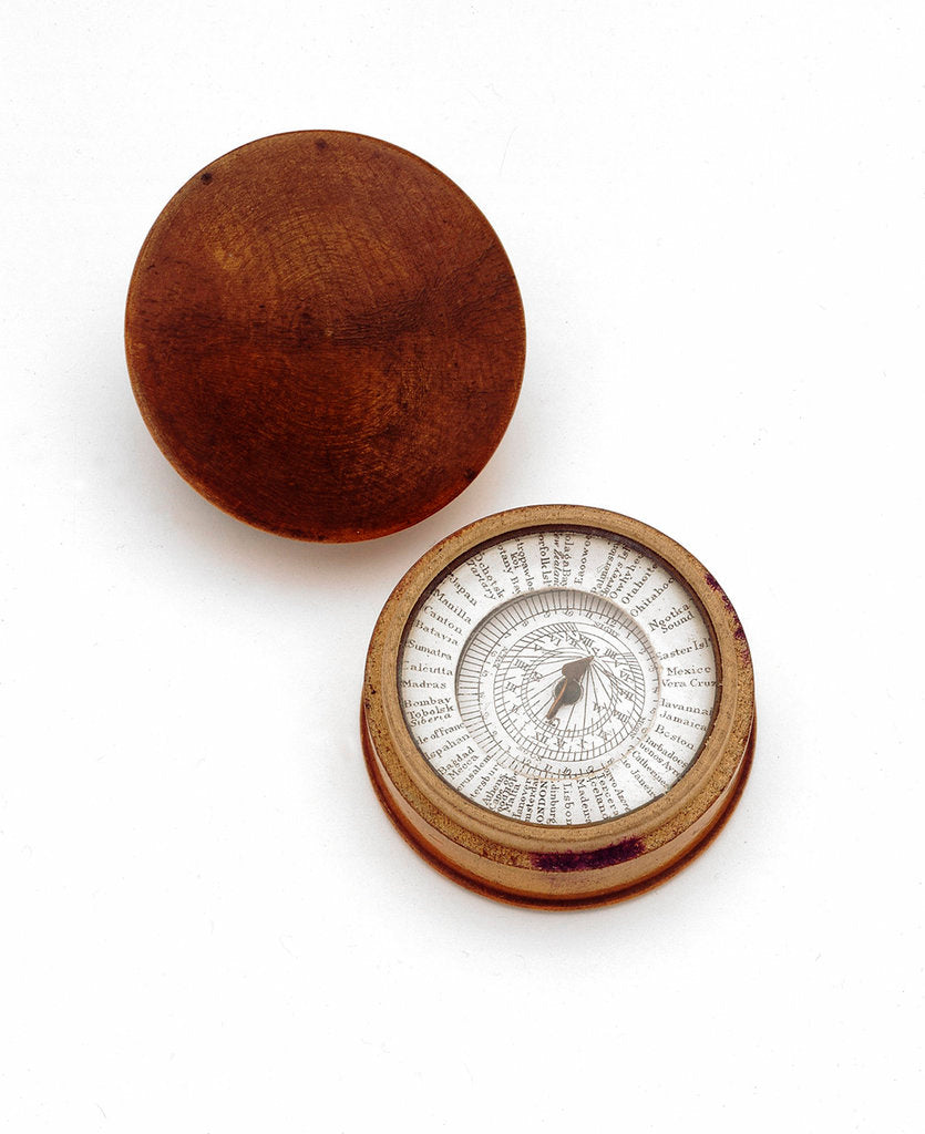 Detail of Magnetic dial, with lid by unknown