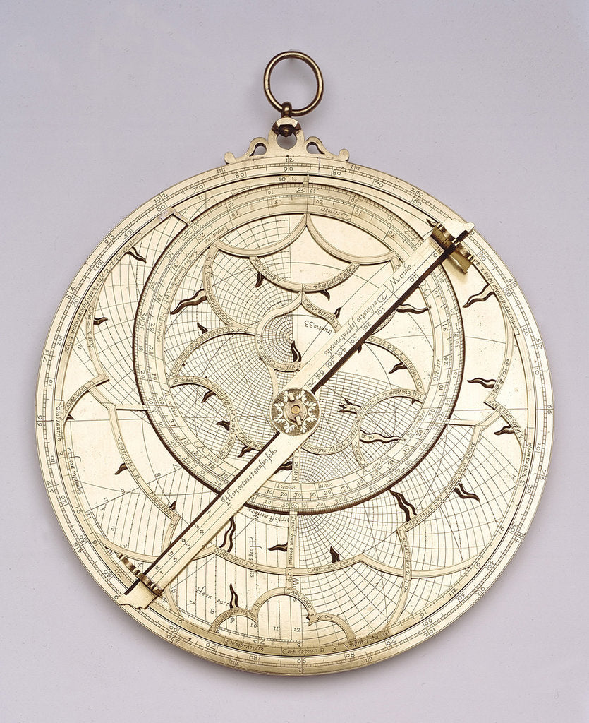 Detail of Astrolabe: obverse by Michael D. Piquer