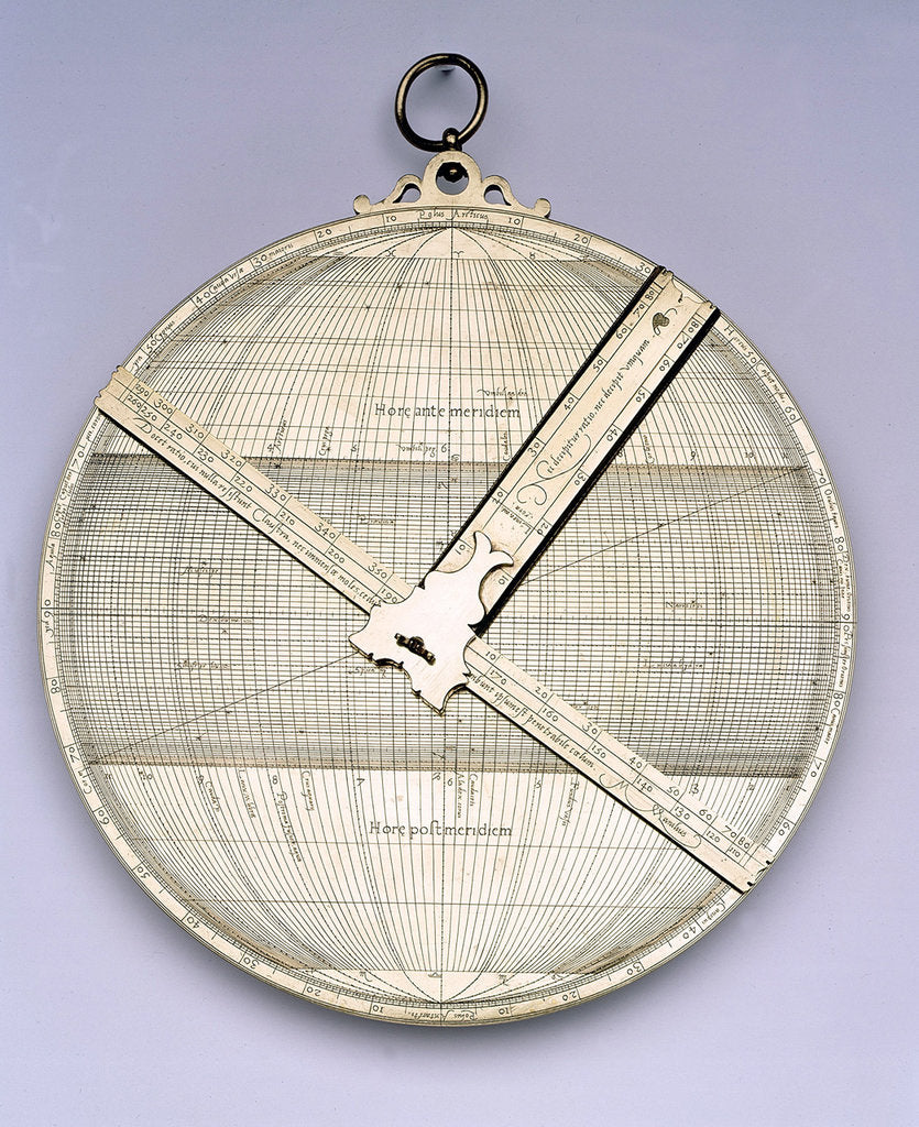 Detail of Astrolabe: reverse by Michael D. Piquer
