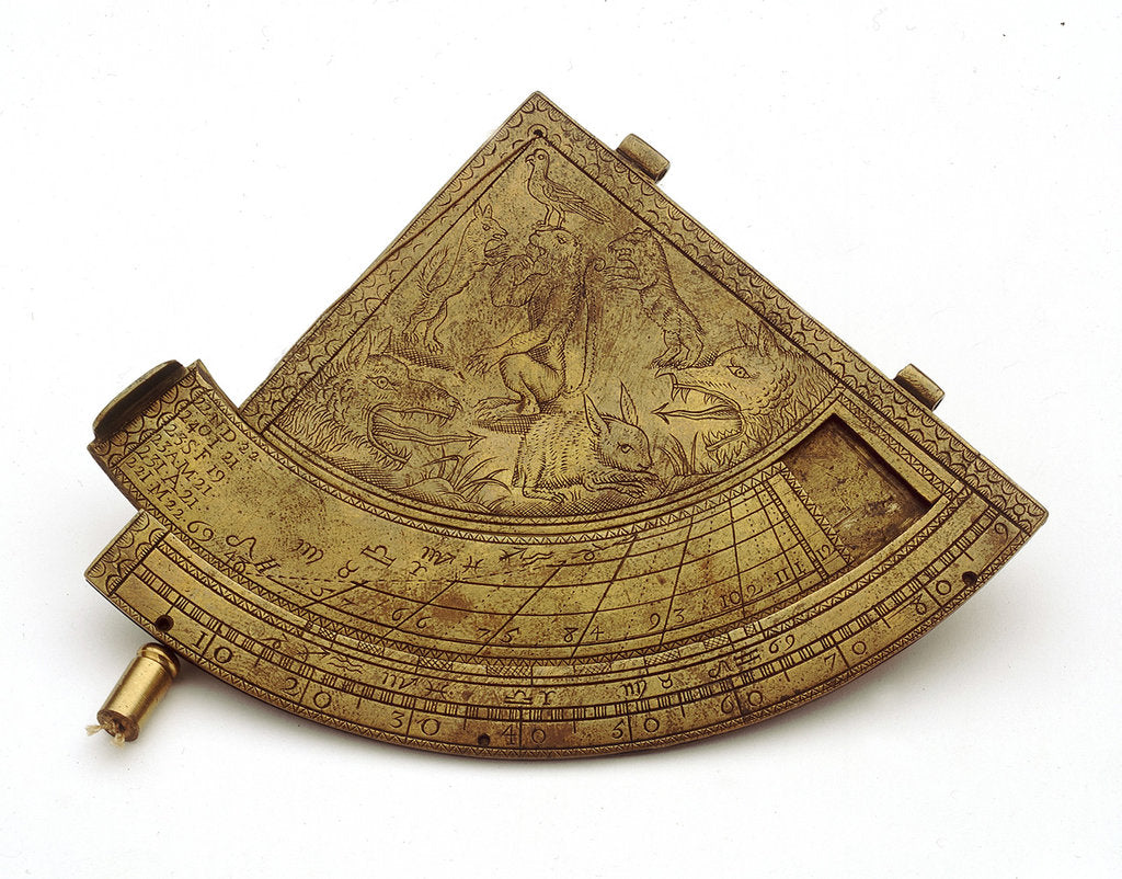 Detail of Obverse of Horary quadrant by unknown
