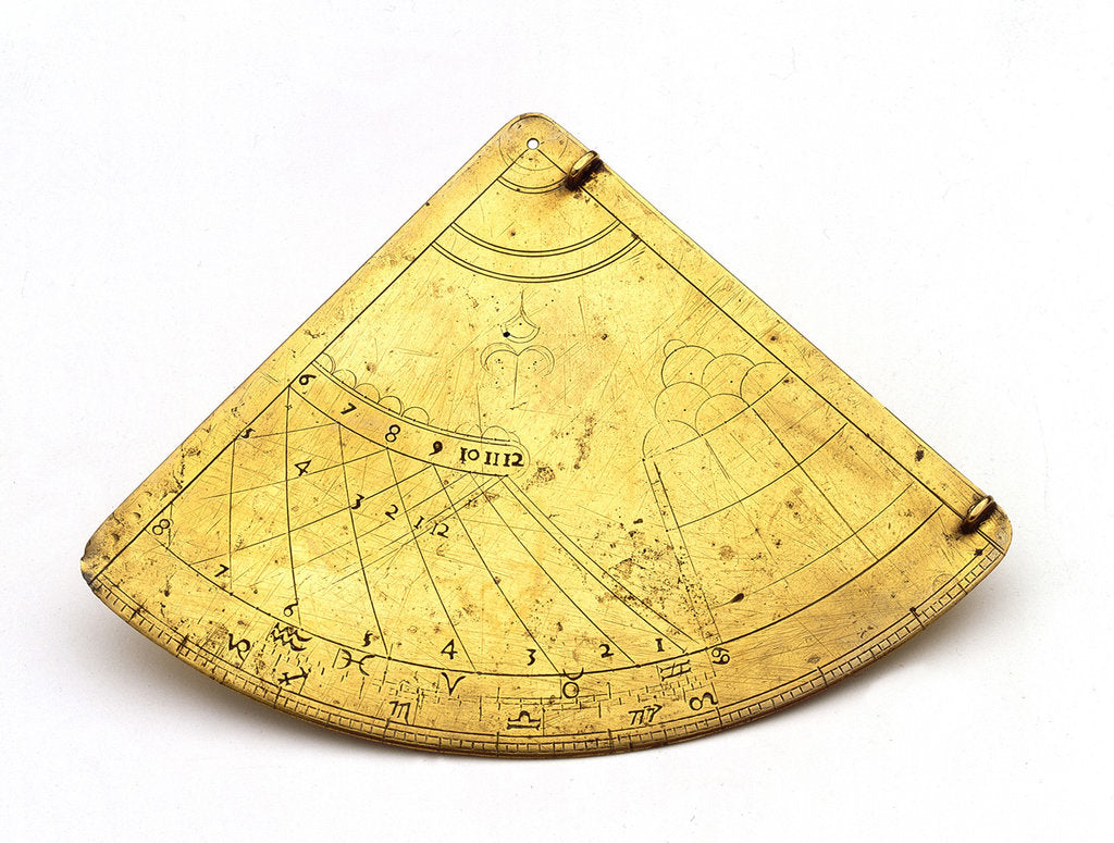 Detail of Obverse of Horary quadrant by unknown