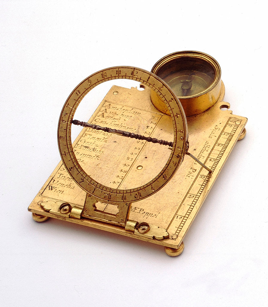 Detail of Equinoctial dial by M. F. Poppel
