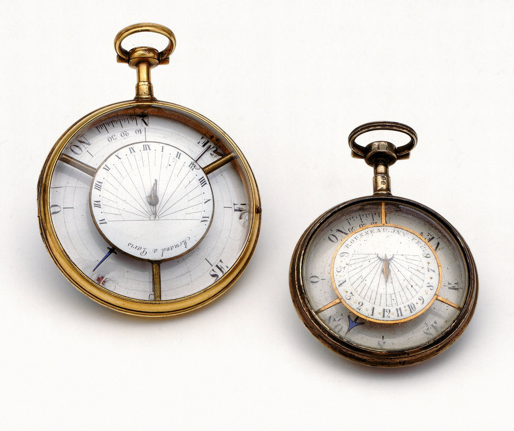 Detail of Compass dial, reverse by Rousseau