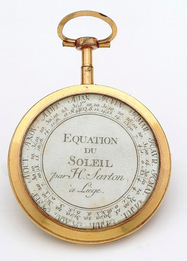 Detail of Compass dial, reverse by Hubert Sarton