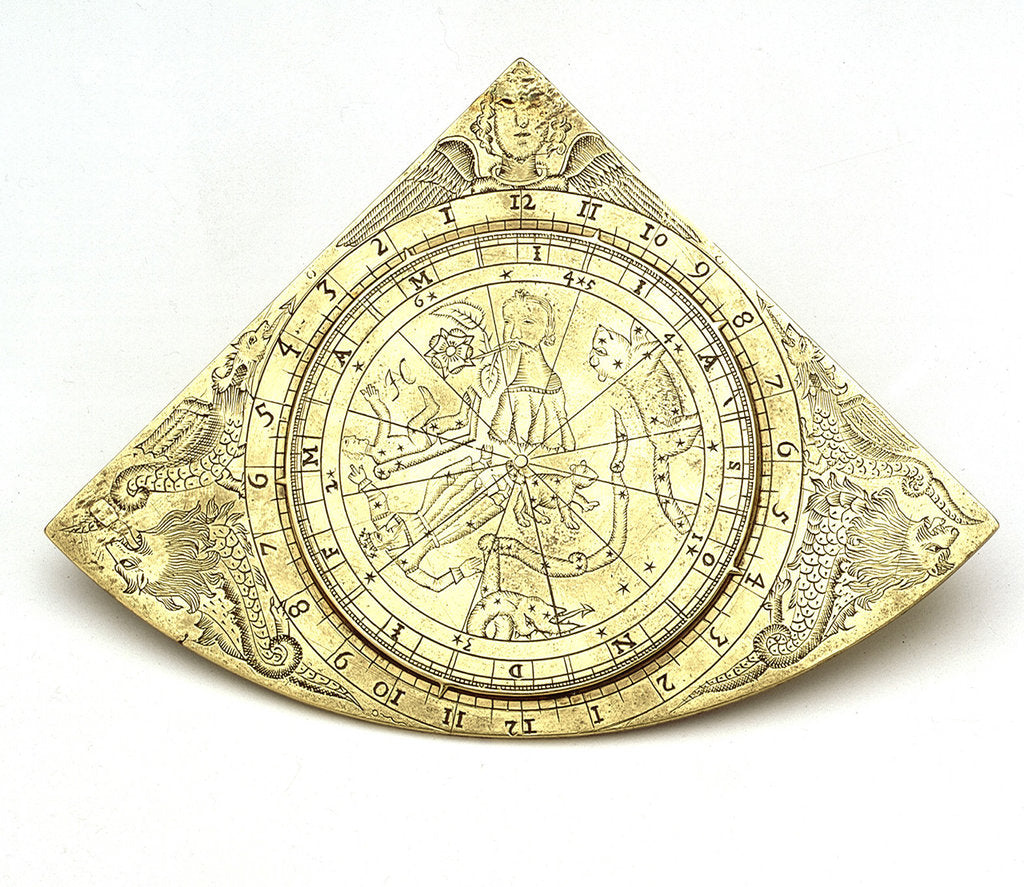 Detail of Reverse of Gunter quadrant by John Chatfield