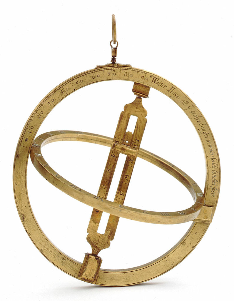 Detail of Universal equinoctial ring dial by Walter Hayes