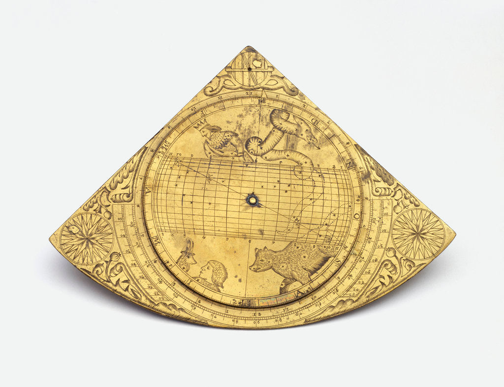 Detail of Reverse of Gunter quadrant by unknown
