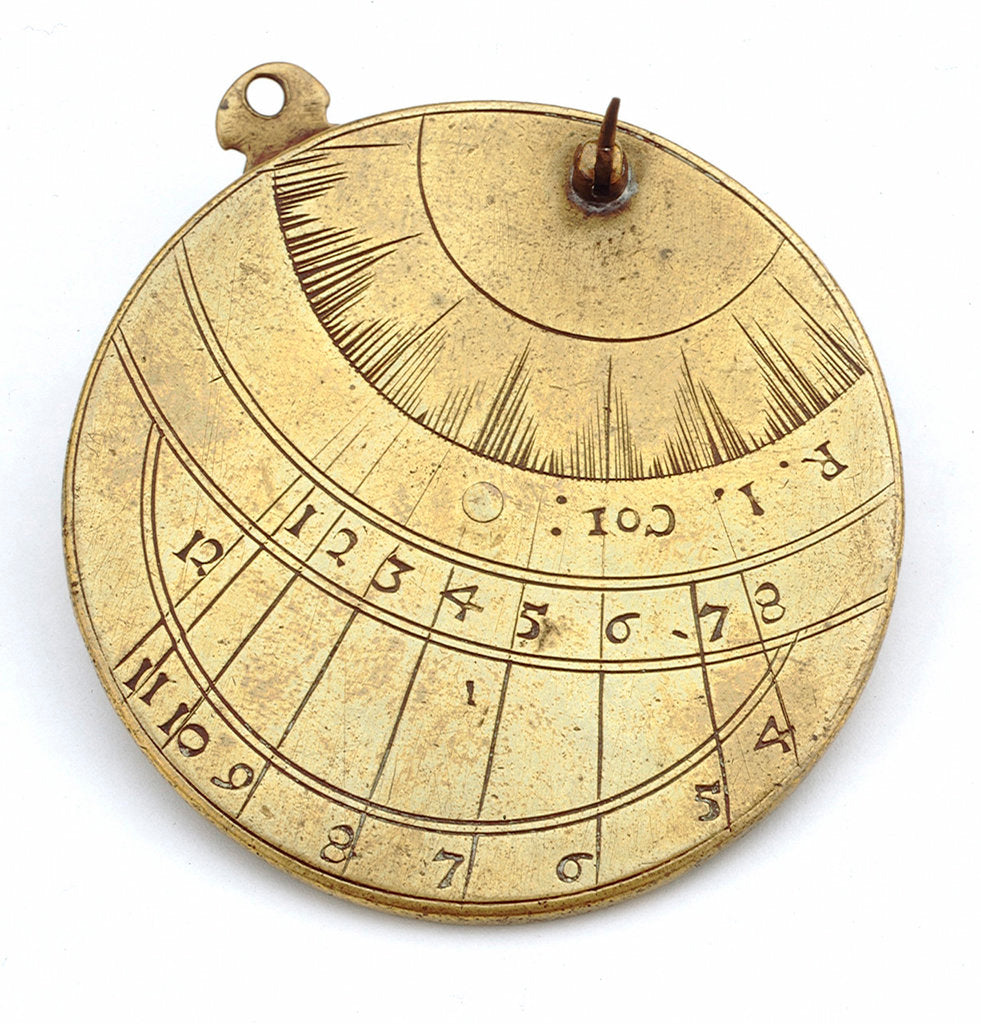 Detail of Vertical disc dial by unknown