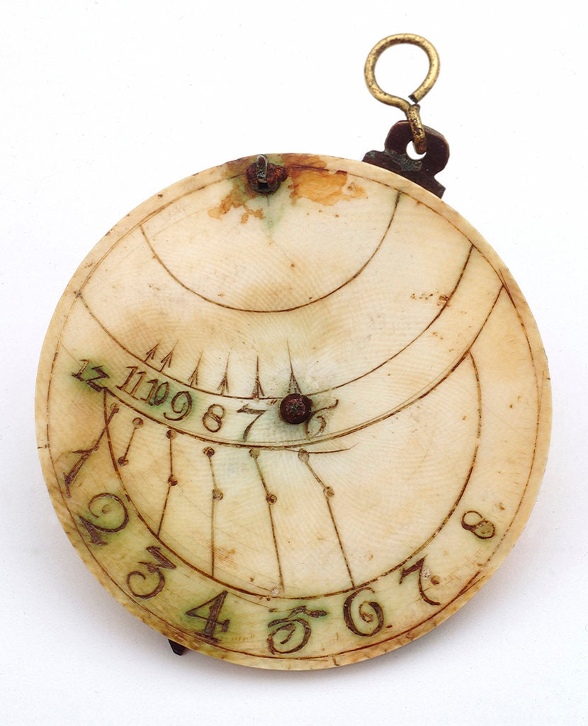 Detail of Vertical disc dial by unknown