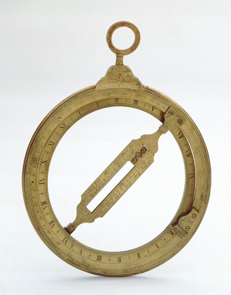 Detail of Universal equinoctial ring dial by John Frederick Newman