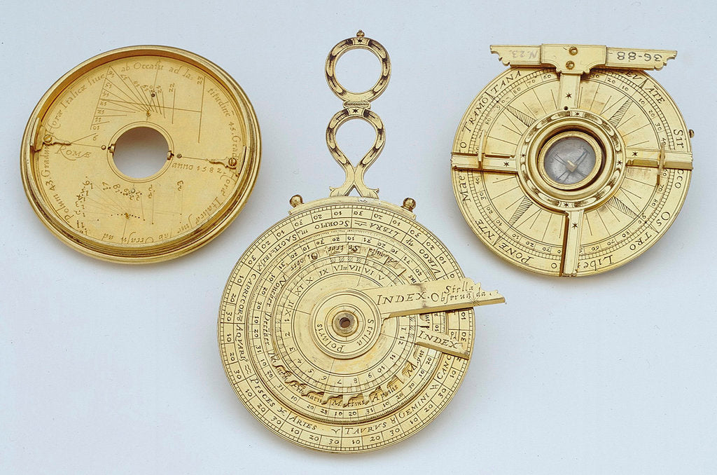 Detail of Astronomical compendium by unknown