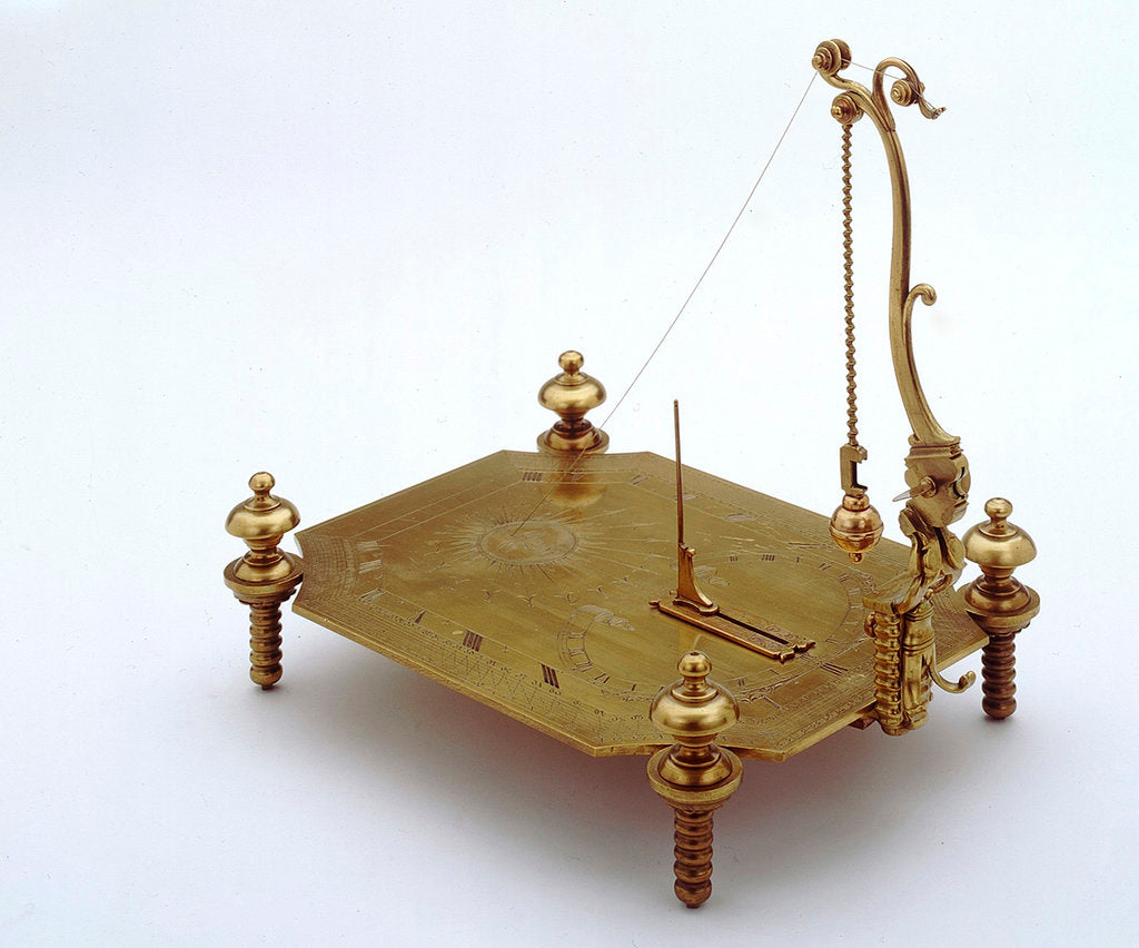 Detail of Analemmatic dial by unknown