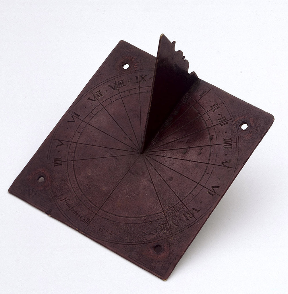 Detail of Horizontal pedestal dial by Humphrey Cole