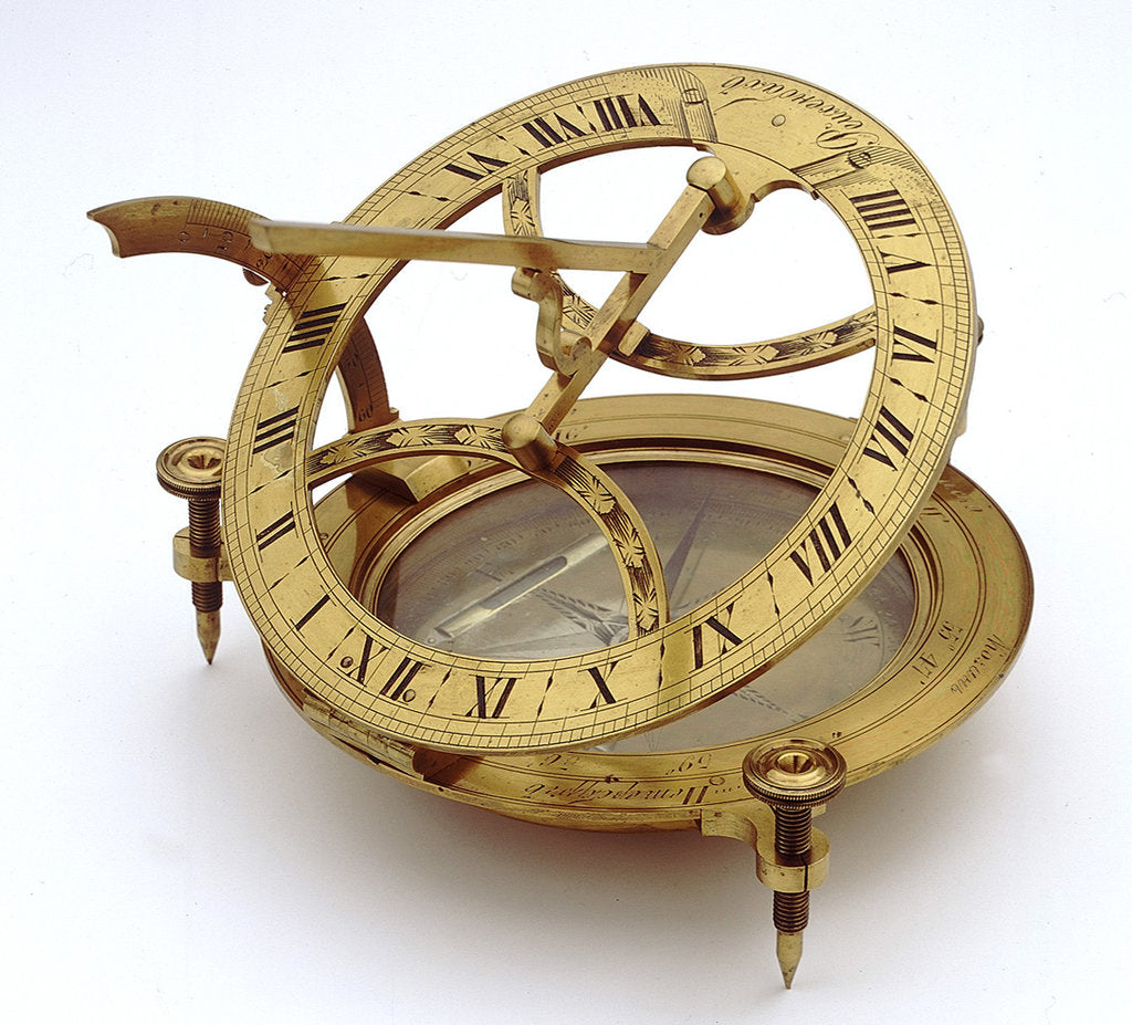 Detail of Inclining dial by I. V. Reichenbach