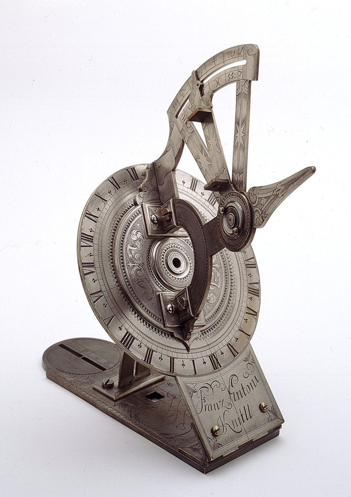 Detail of Equinoctial dial by Franz Antoni Knittl